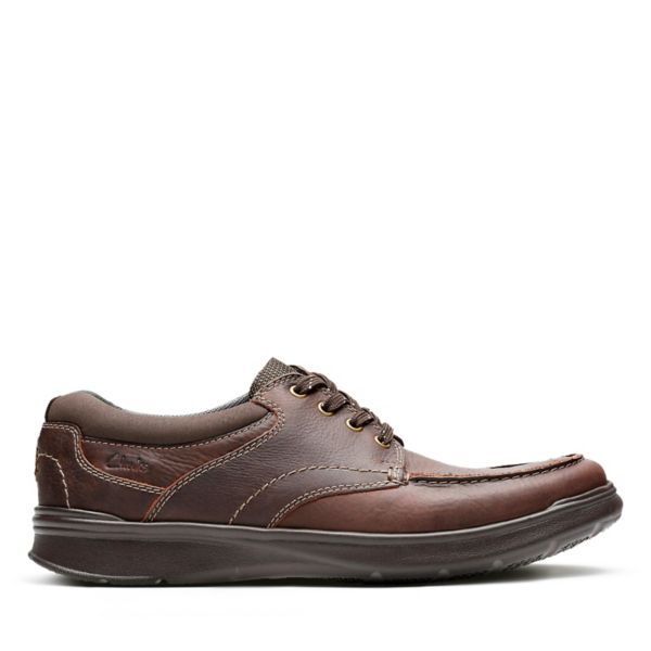 Clarks Mens Cotrell Edge Wide Fit Shoes Brown | CA-567124